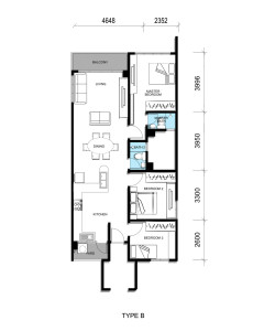 meridian-residence-floor-plan-type-b